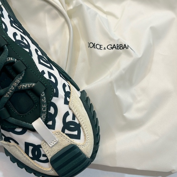 DOLCE & GABBANNA AUTHENTIC SNEAKER SIZE 34 OROSTA BASSA VERDE 8N145 BRAND NEW - Picture 2 of 7